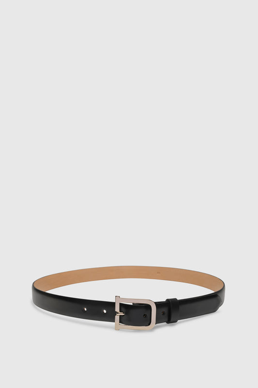 Bold Signature Belt Vitello Black