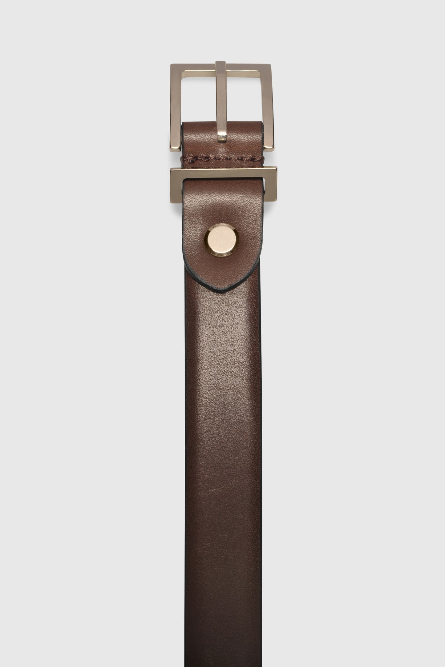 Slim Signature Belt Vitello Chocolate