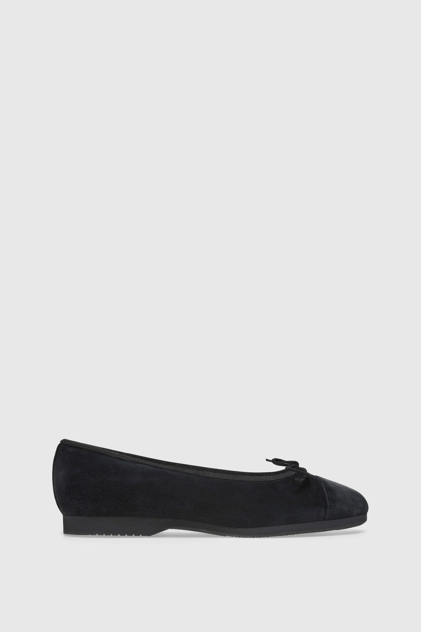 Ballerina 6114 Camoscio Black Shearling Latte