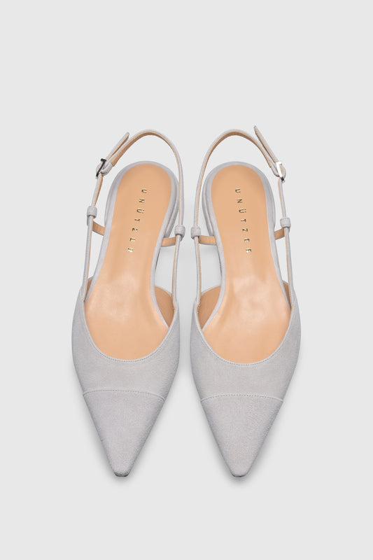 Slingback 8667 Camoscio Stone