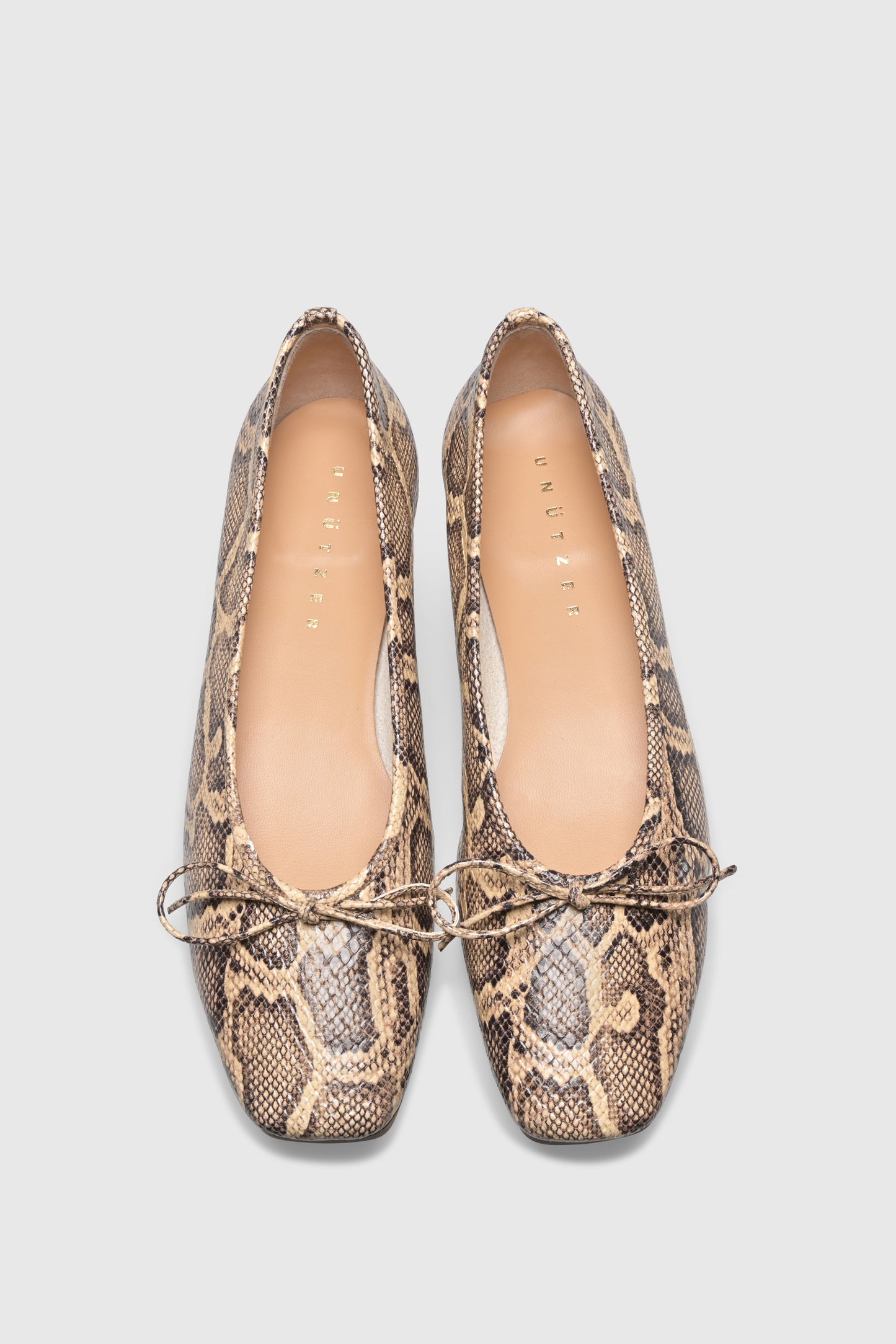 Ballerina 9380 Pitone Stampato Beige