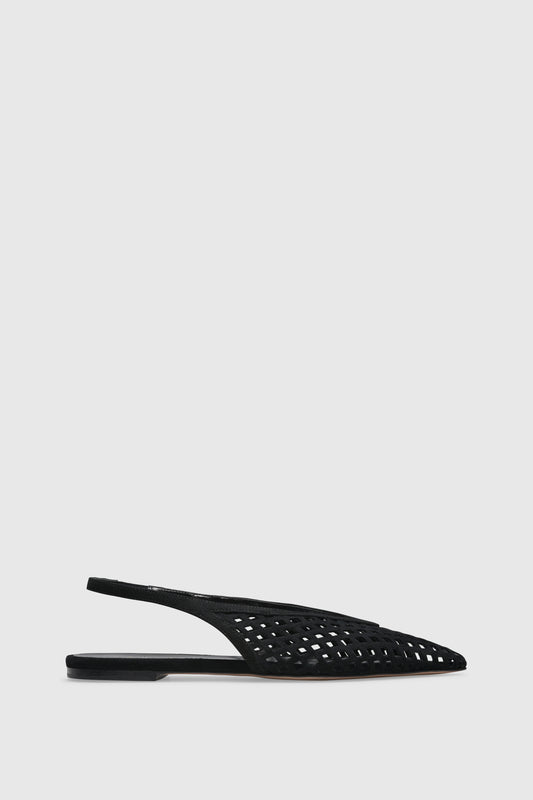 Slingback 9422 Camoscio Black