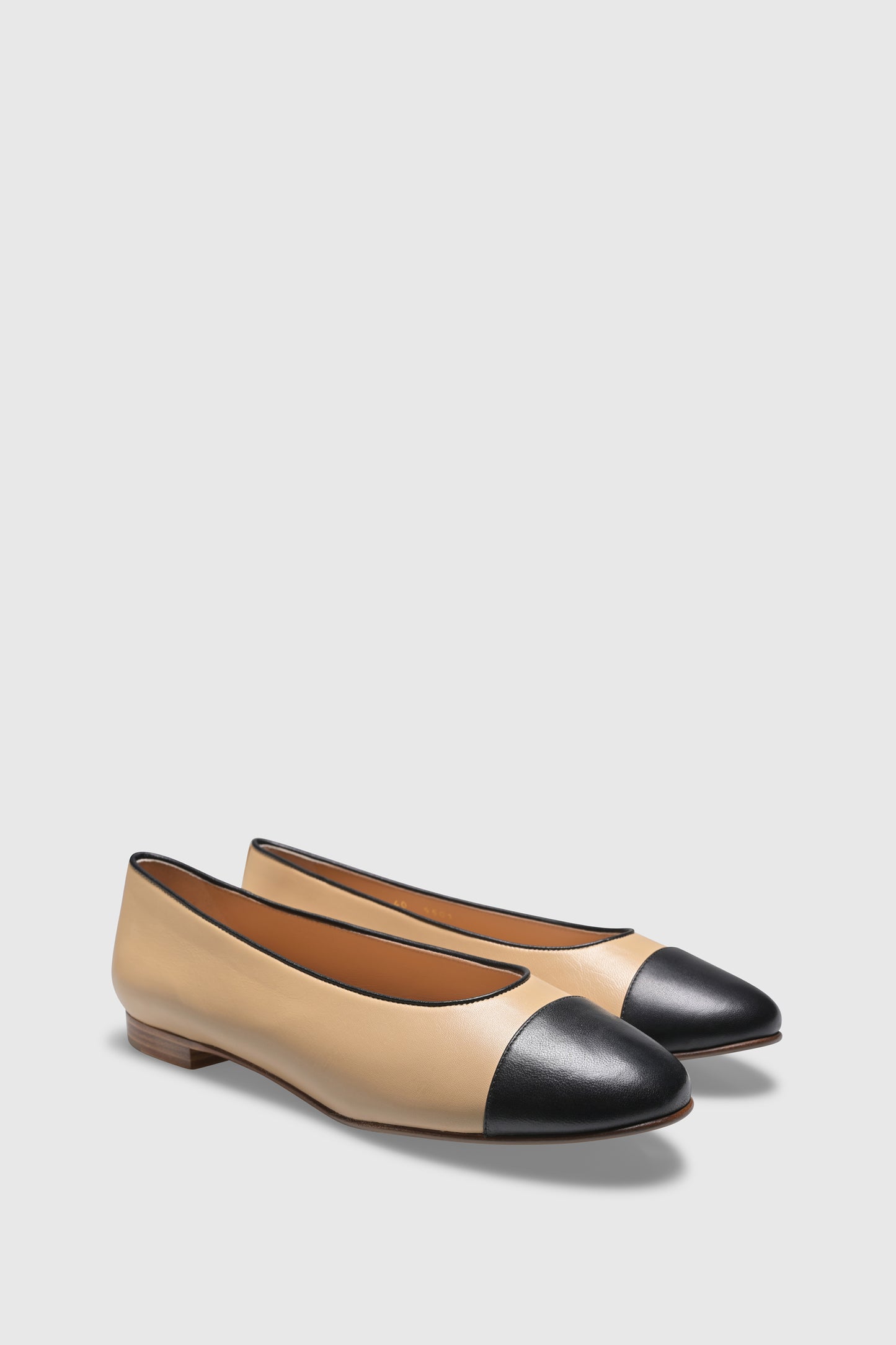 Ballerina 9501 Nappa Beige Black