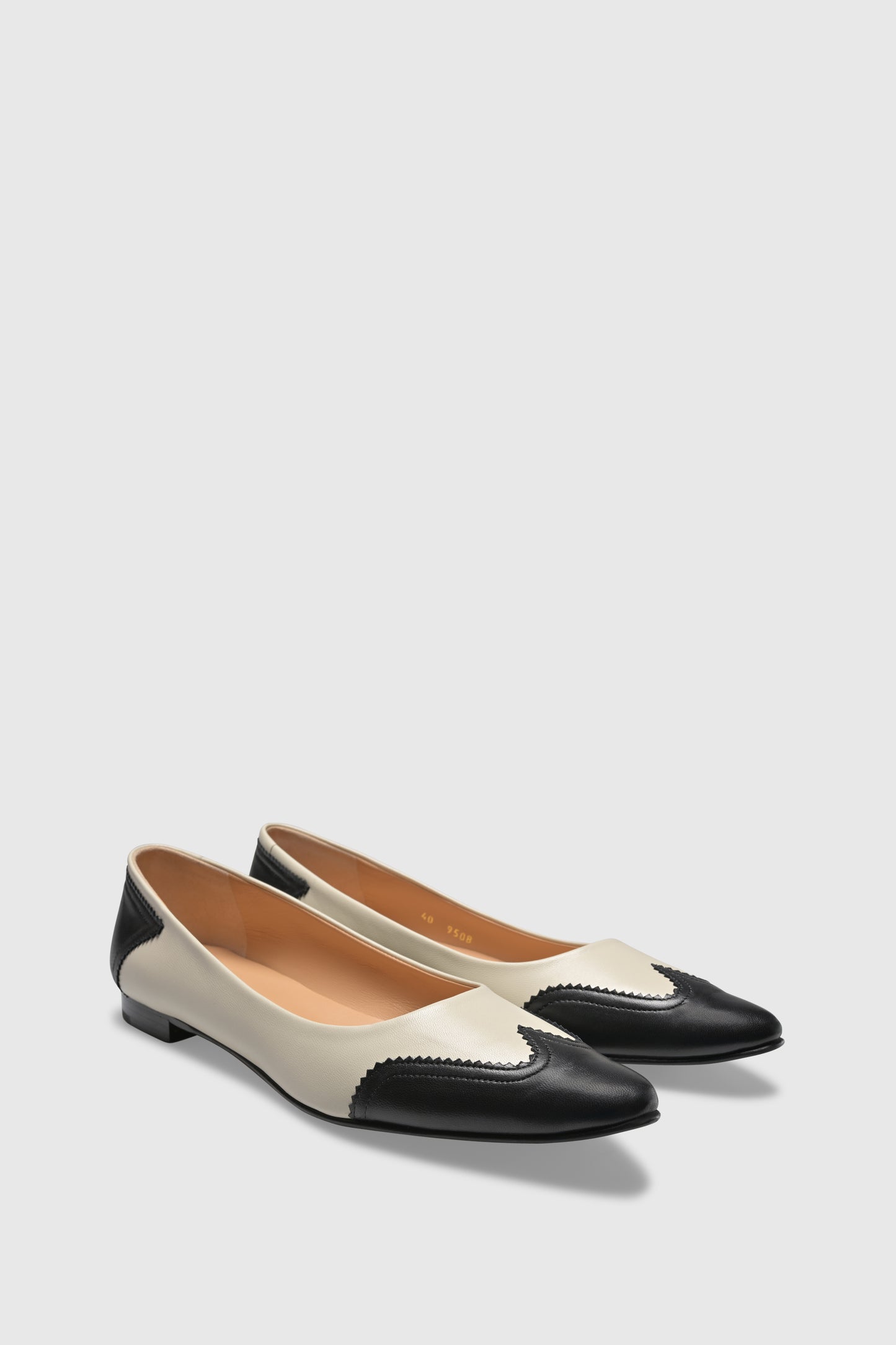 Ballerina 9508 Nappa Latte Black