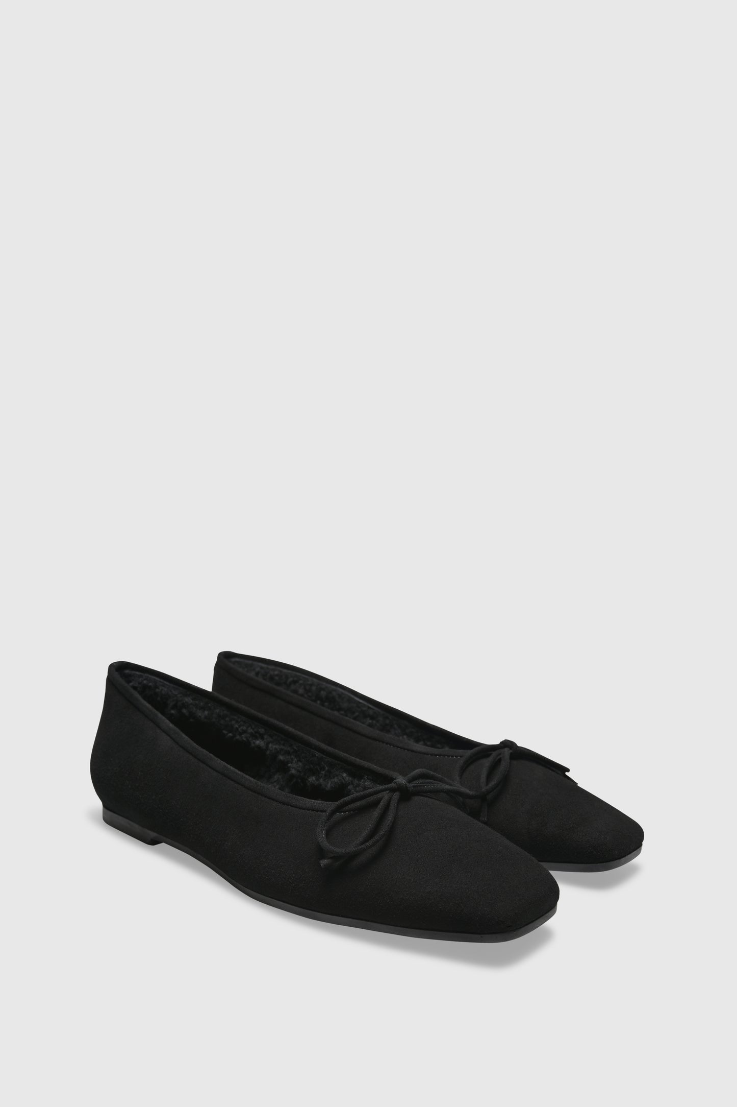 Ballerina 9551 Camoscio Black Shearling Black