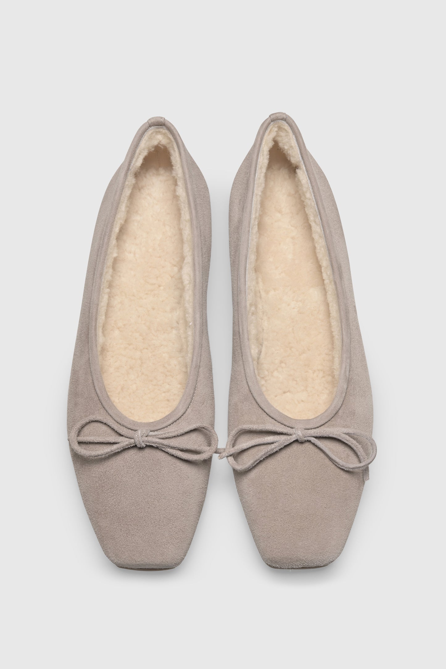 Ballerina 9551 Camoscio Light Taupe Shearling Latte