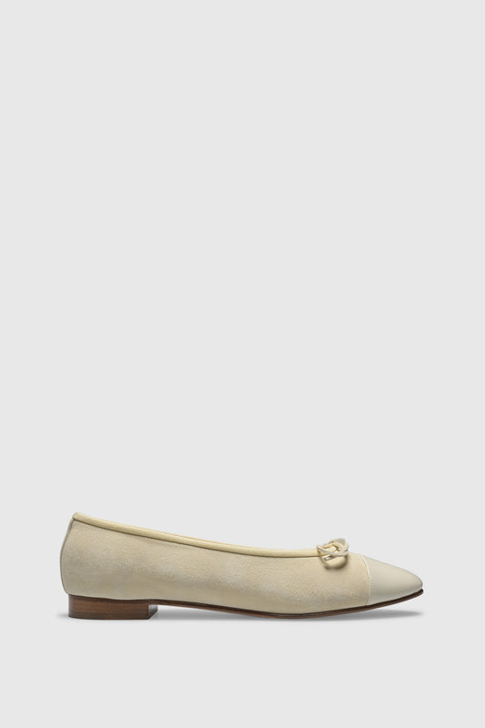 Ballerina 963 Camoscio Vernice Lime