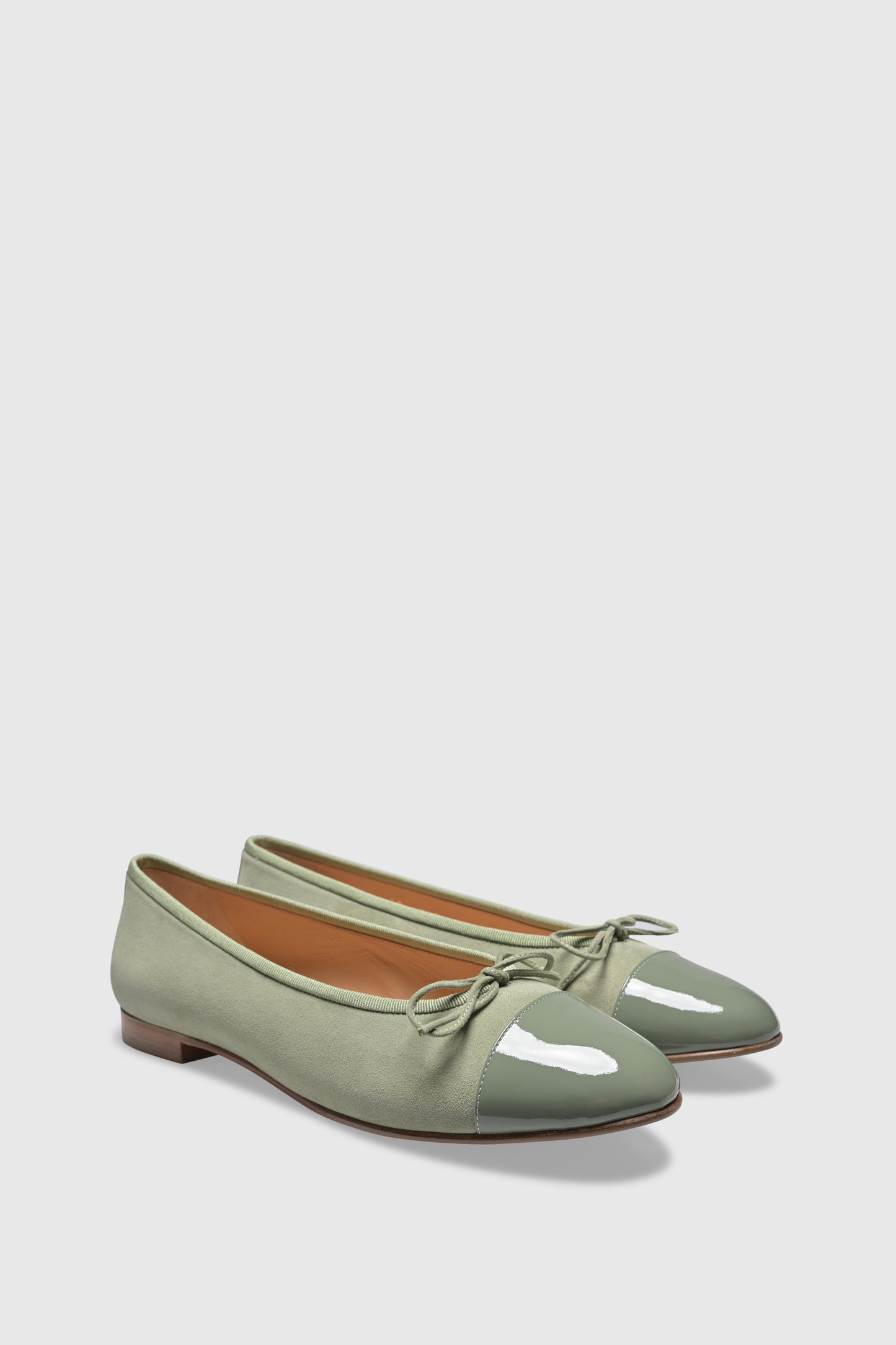 Ballerina 963 Camoscio Vernice Sage