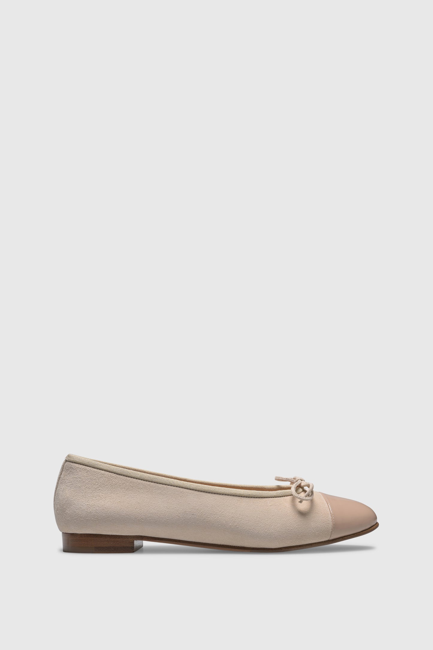 Ballerina 963 Camoscio Vernice Latte