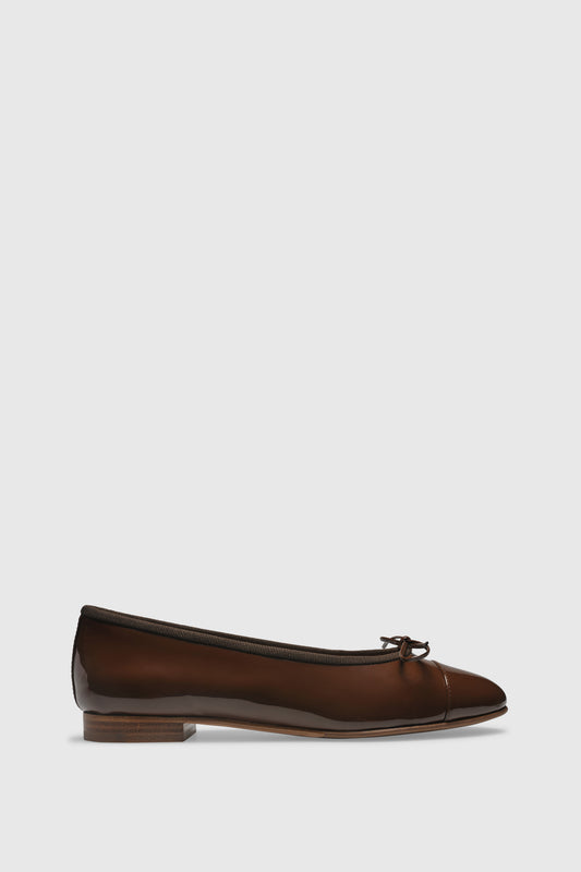 Ballerina 963 Vernice Chocolate