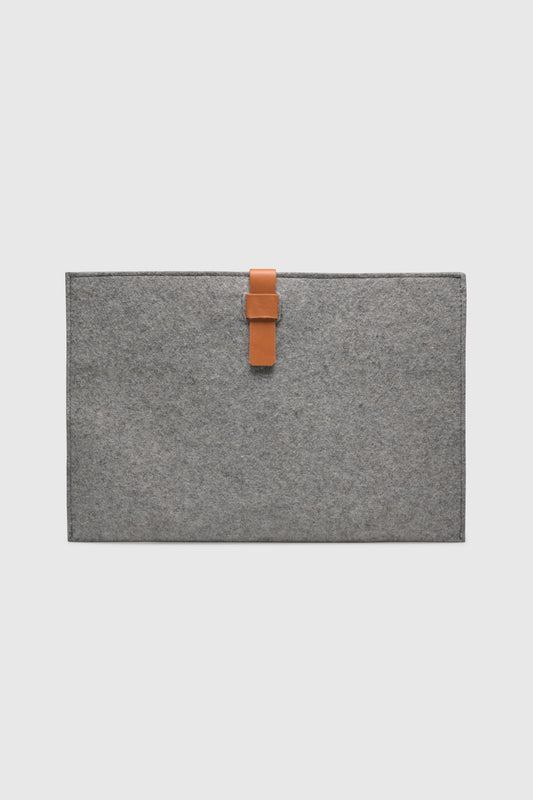 Laptop Case Textile Grey