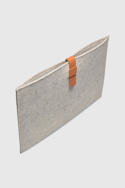 Laptop Case Textile Light Grey