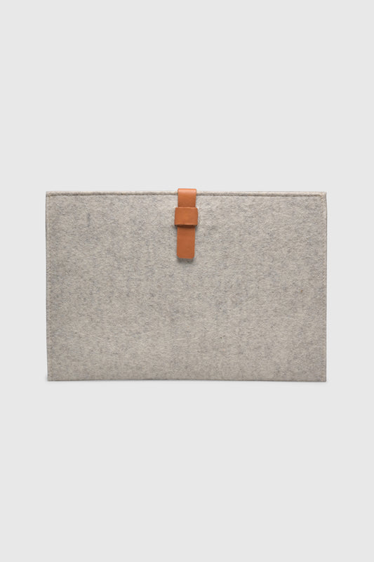 Laptop Case Textile Light Grey