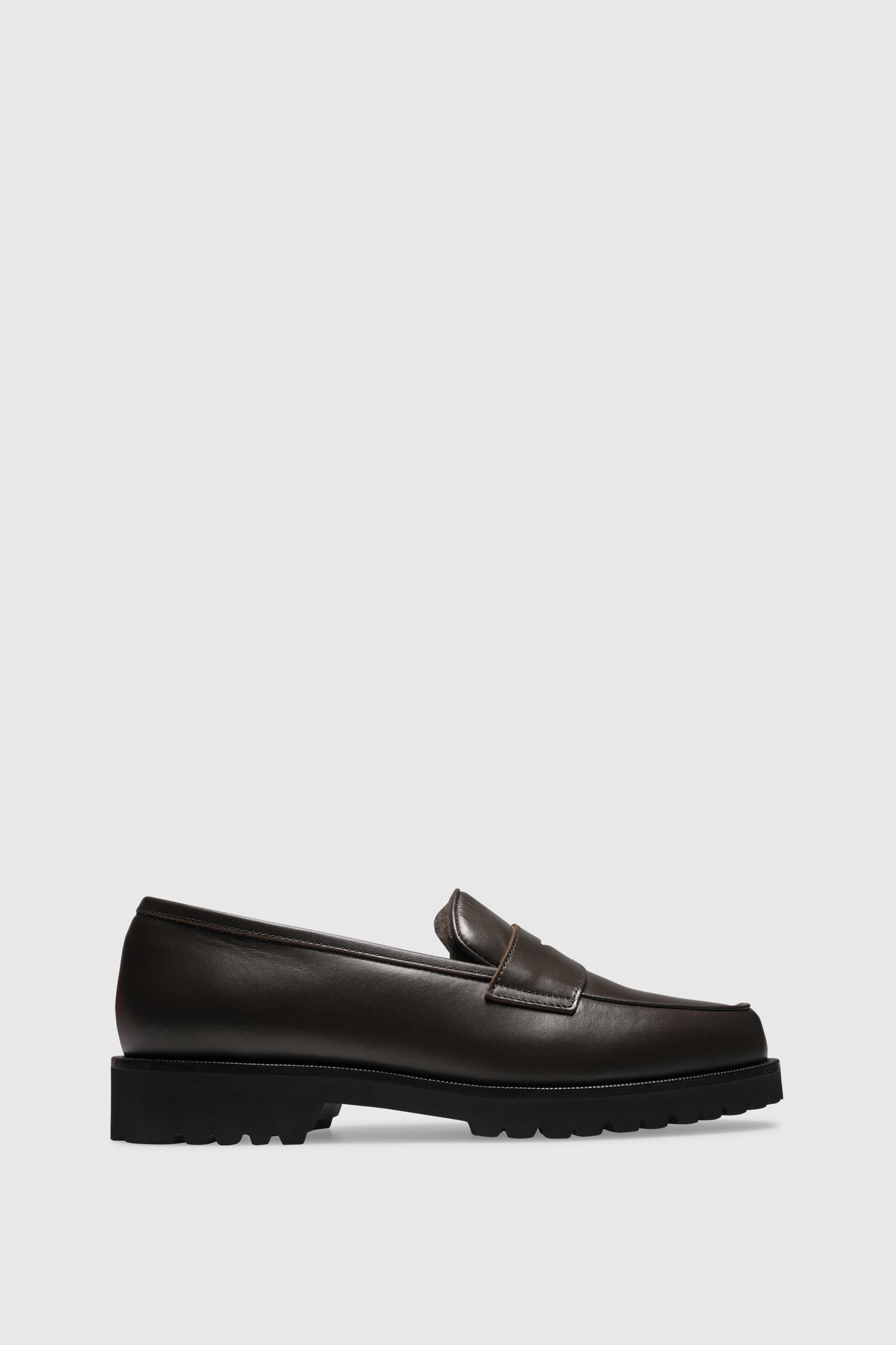 Loafer 1471 Vitello Chocolate Shearling Chocolate