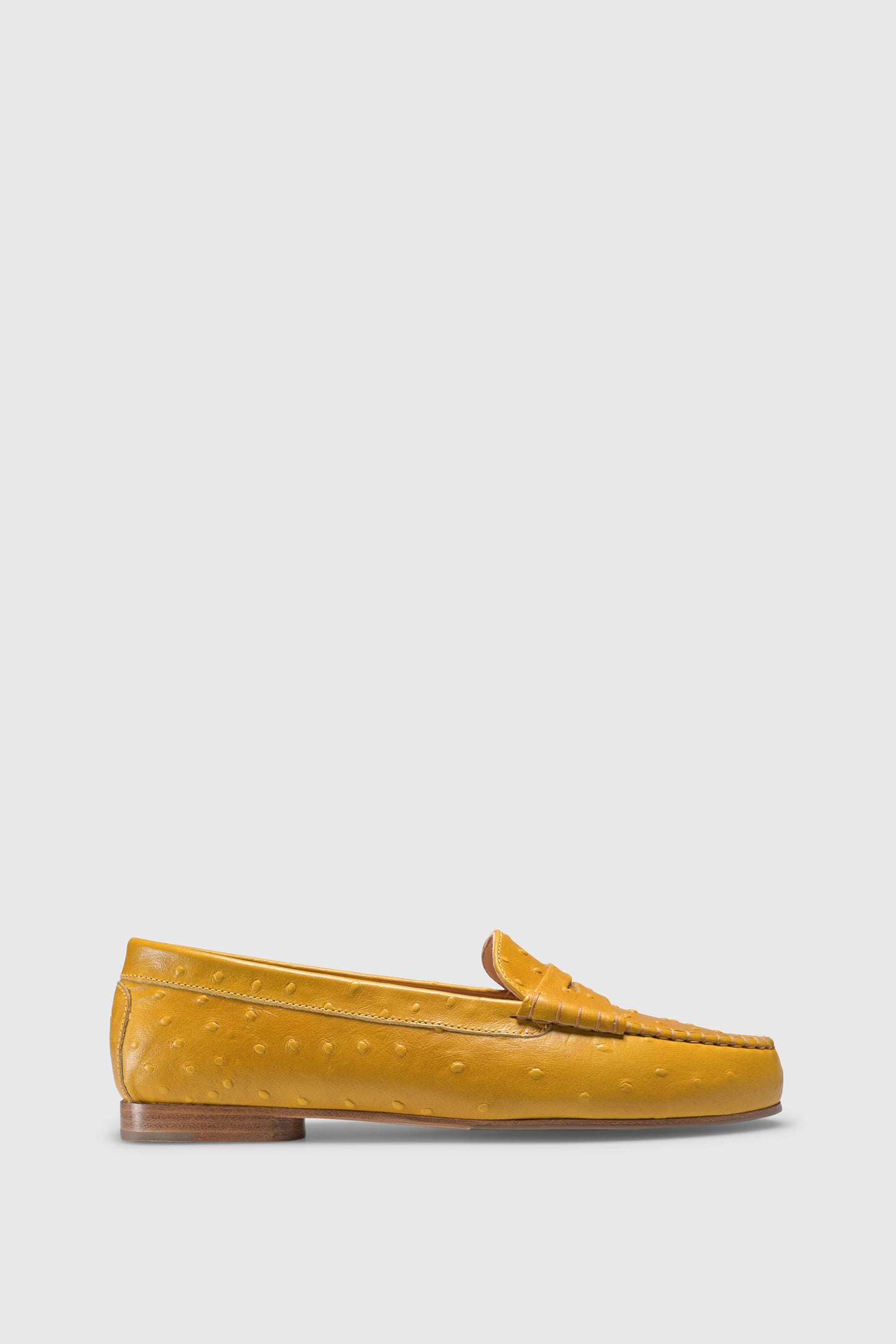 Loafer 1490 Struzzo Stampato Yellow