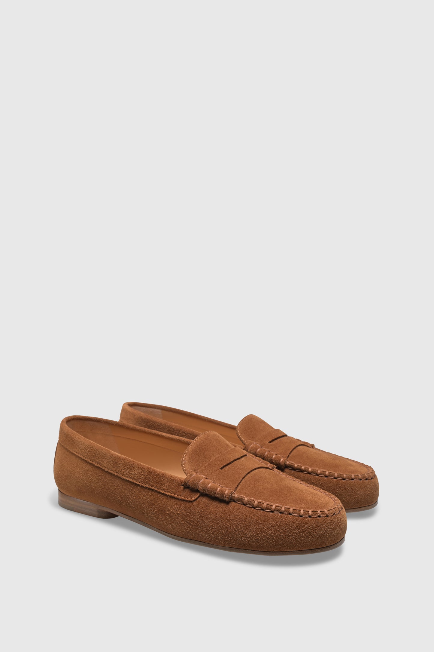 Loafer 1490 Velour Cognac