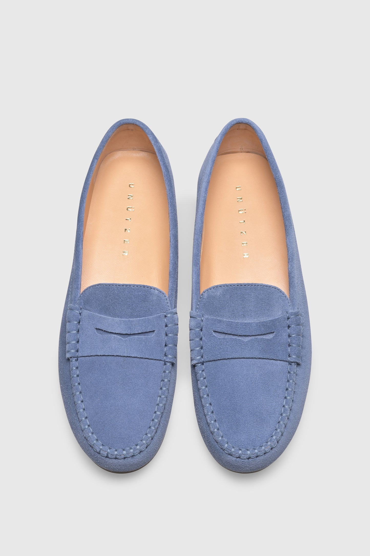 Loafer 1490 Velour Light Blue