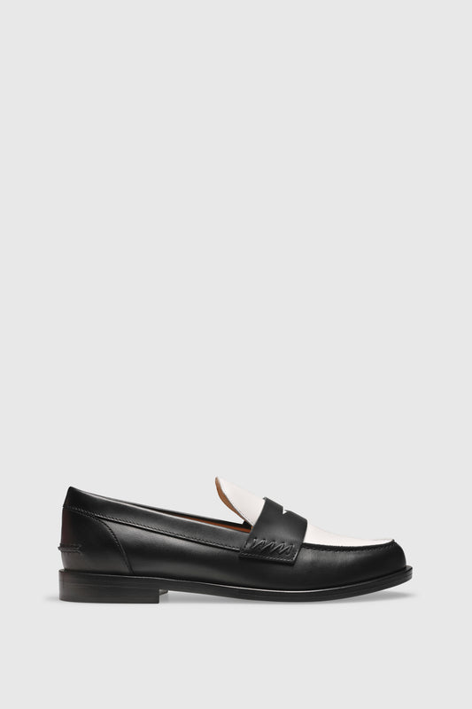 Loafer 9250 Vitello Black White