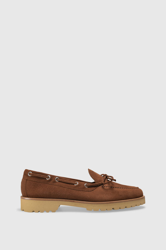 Loafer U125 Velour Cognac