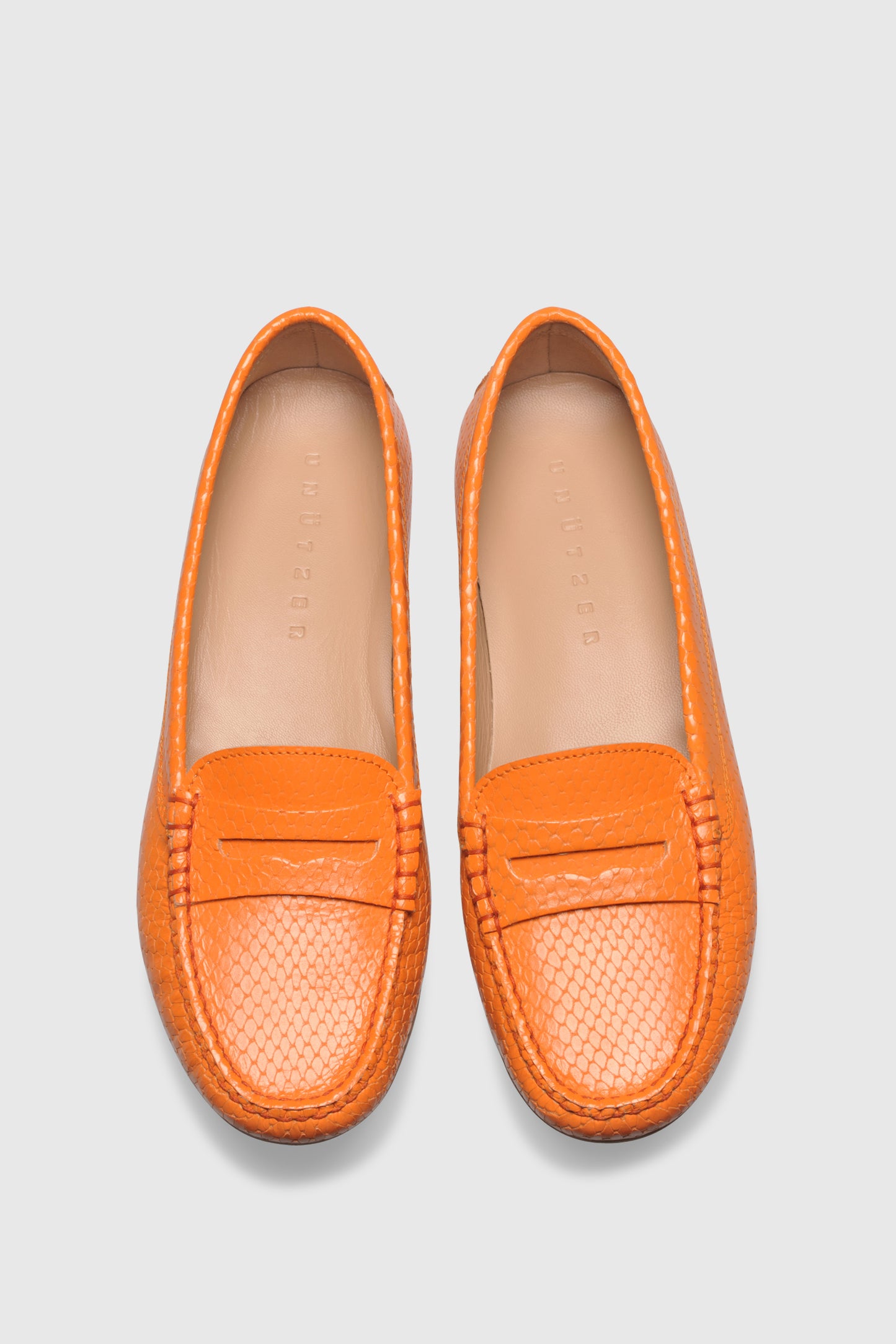 Loafer U150 Pitone Arancio