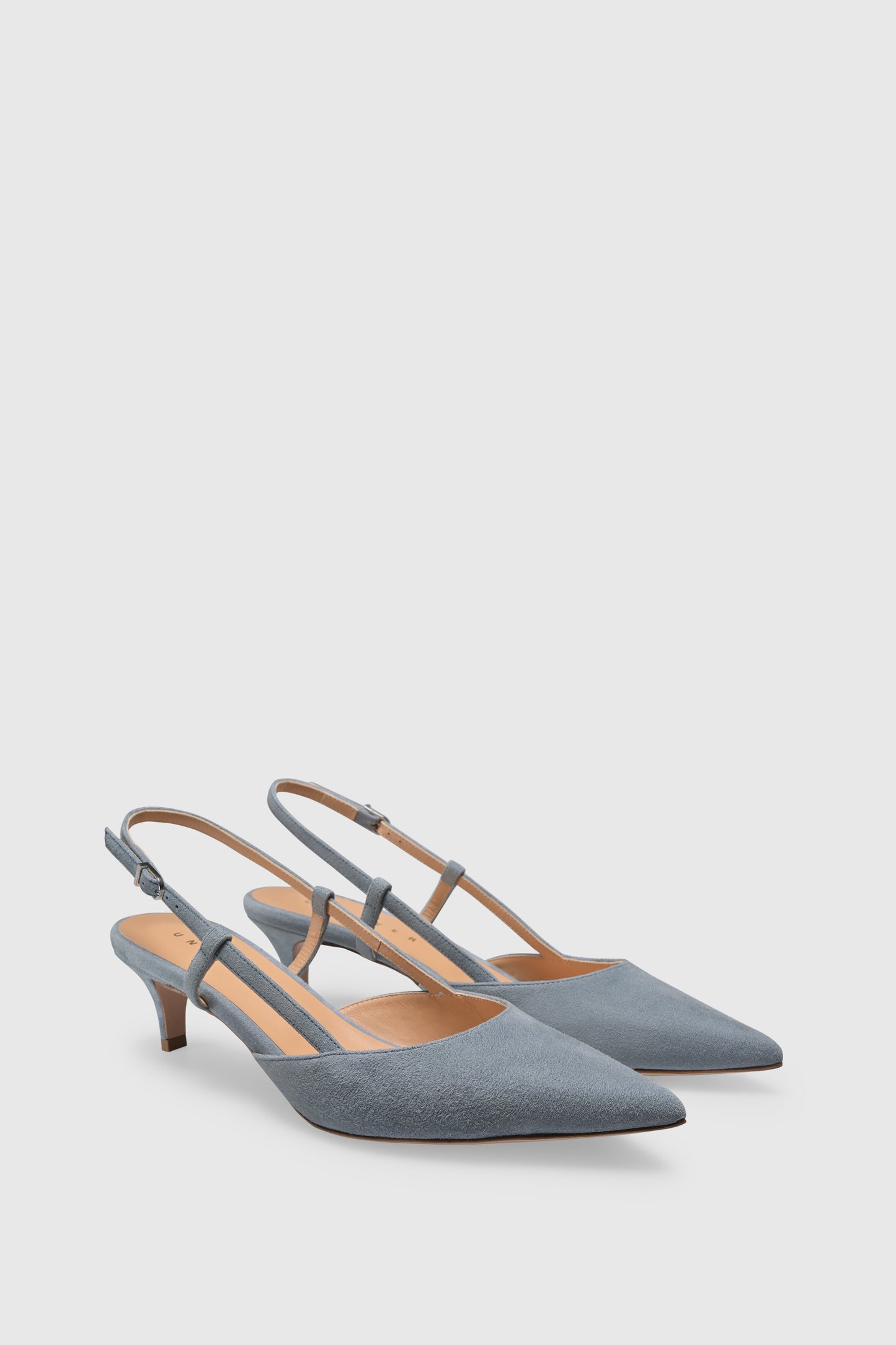 Slingback 9317 Camoscio Light Blue