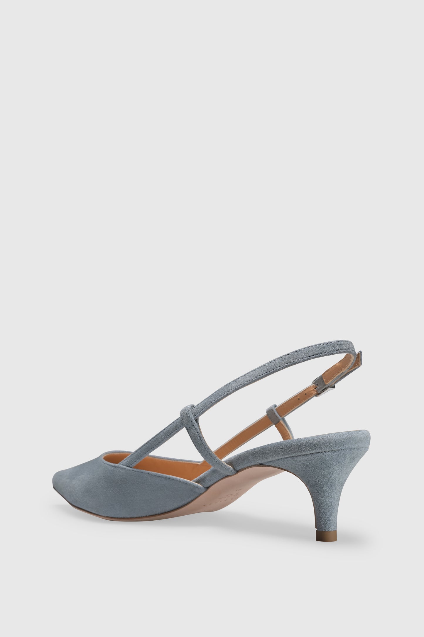 Slingback 9317 Camoscio Light Blue