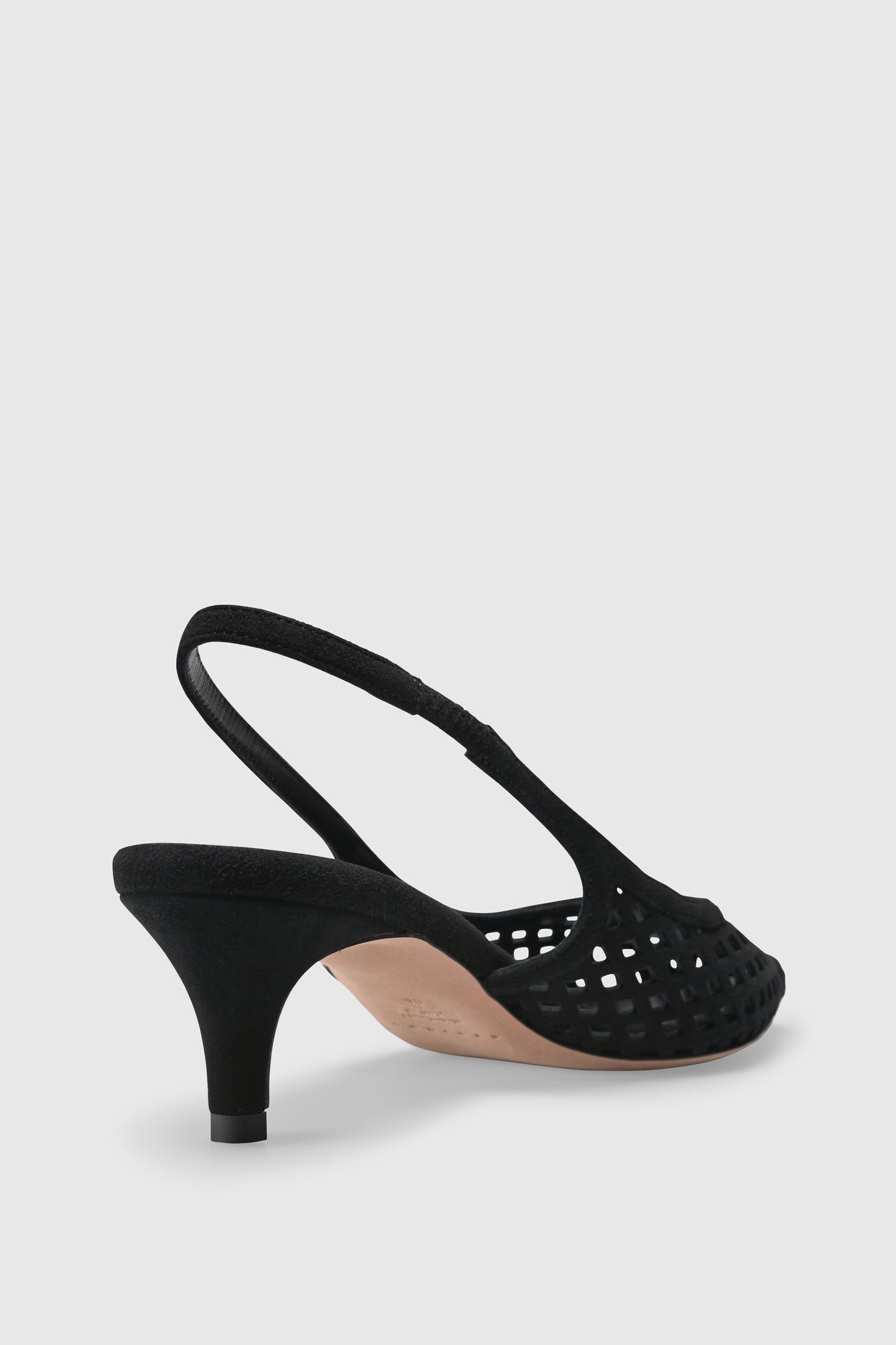 Slingback 9515 Camoscio Black