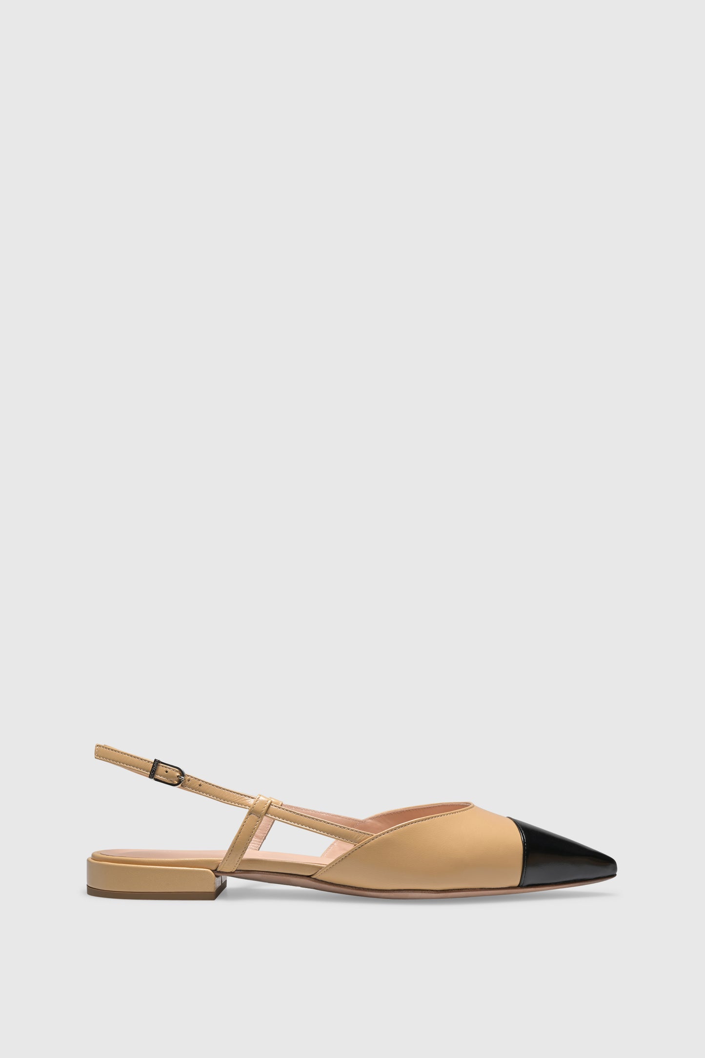 Slingback 8667 Nappa Beige Black
