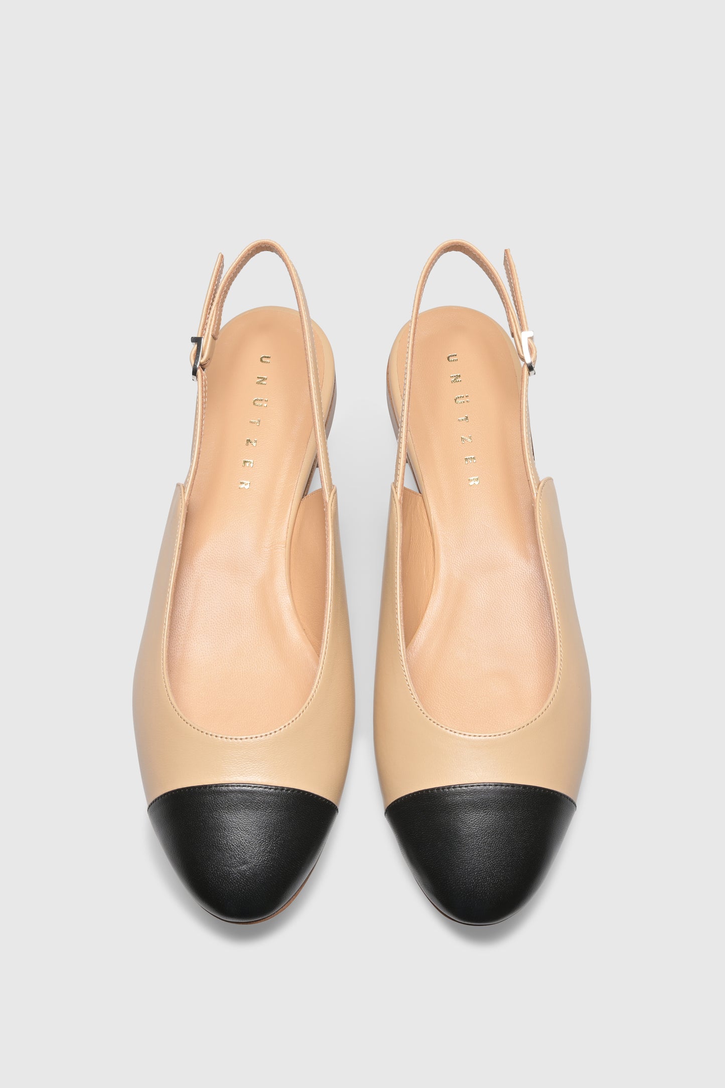 Slingback 9502 Nappa Beige Black