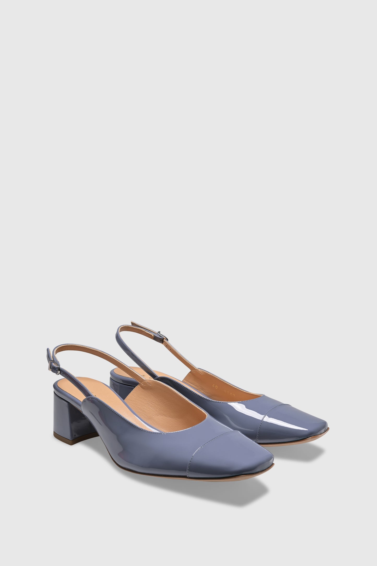 Slingback 9503 Vernice Light Blue
