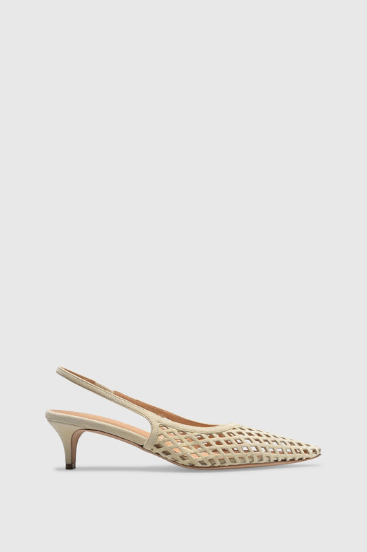 Slingback 9515 Camoscio Lime