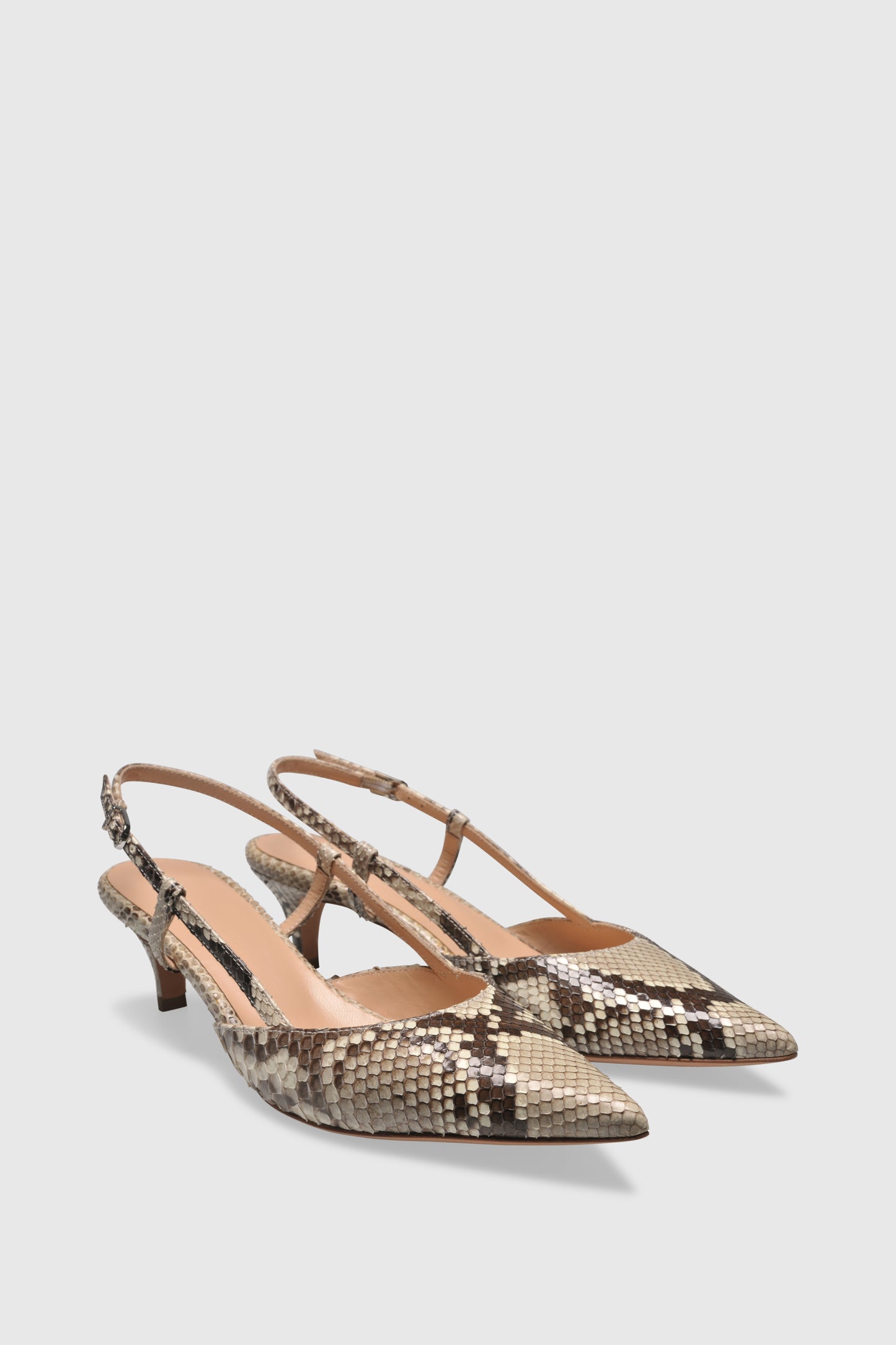 Slingback 9317 Pitone Roccia Lucido