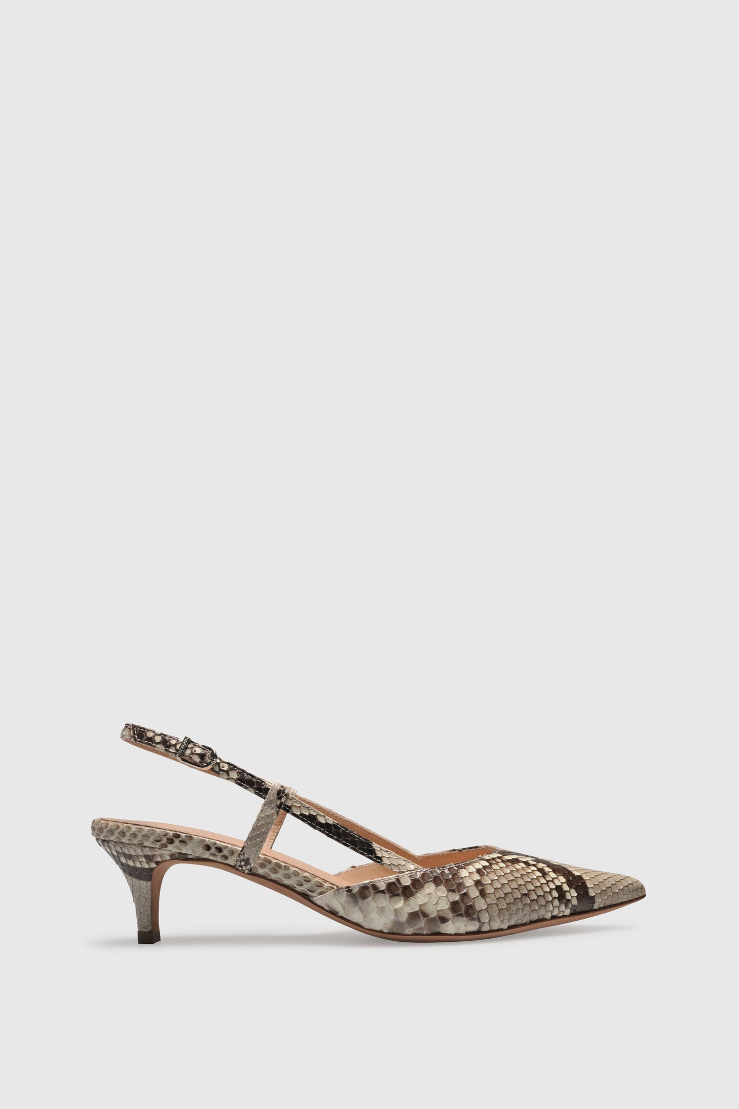 Slingback 9317 Pitone Roccia Lucido