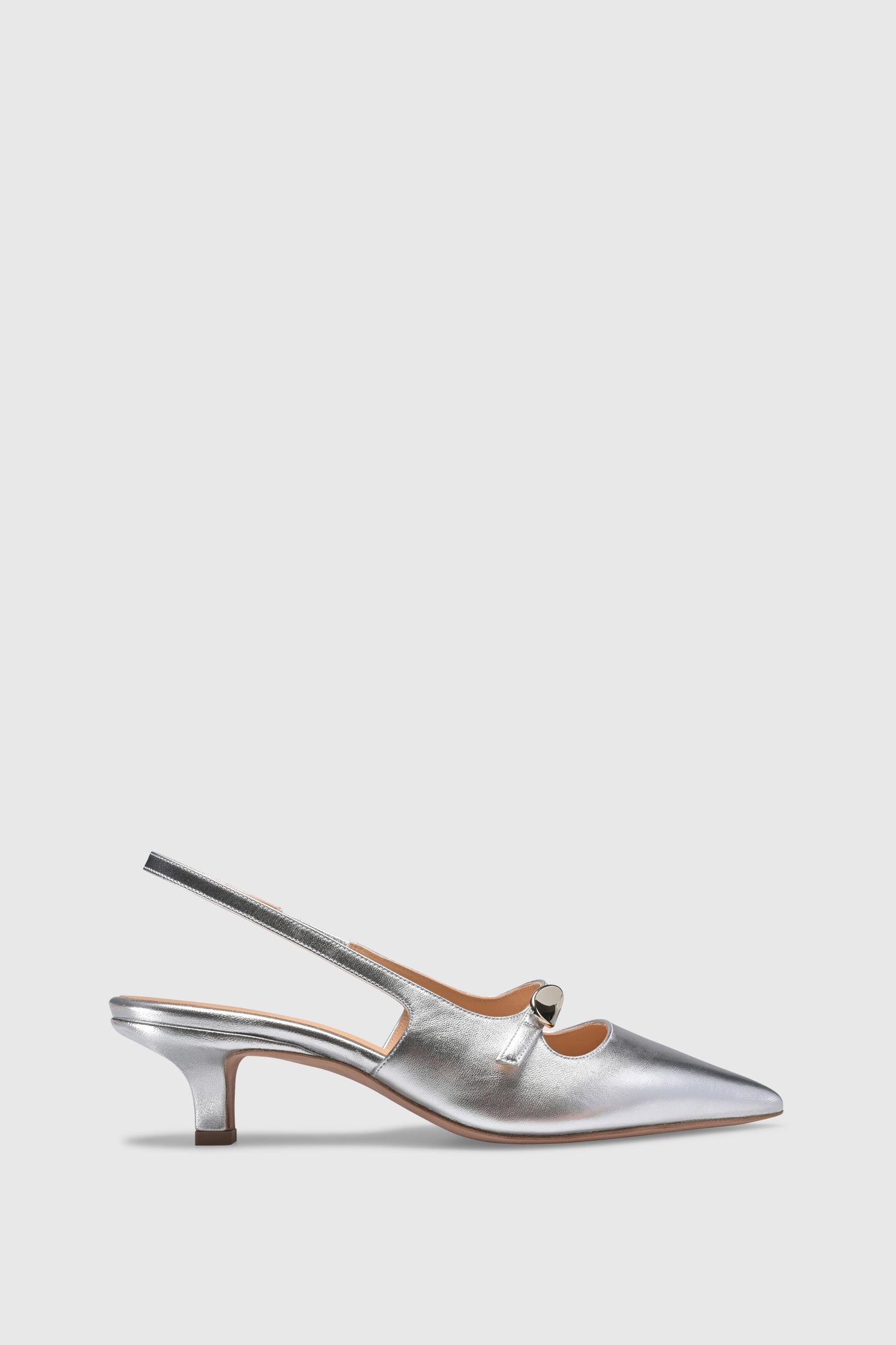 Slingback 9425 Laminato Silver