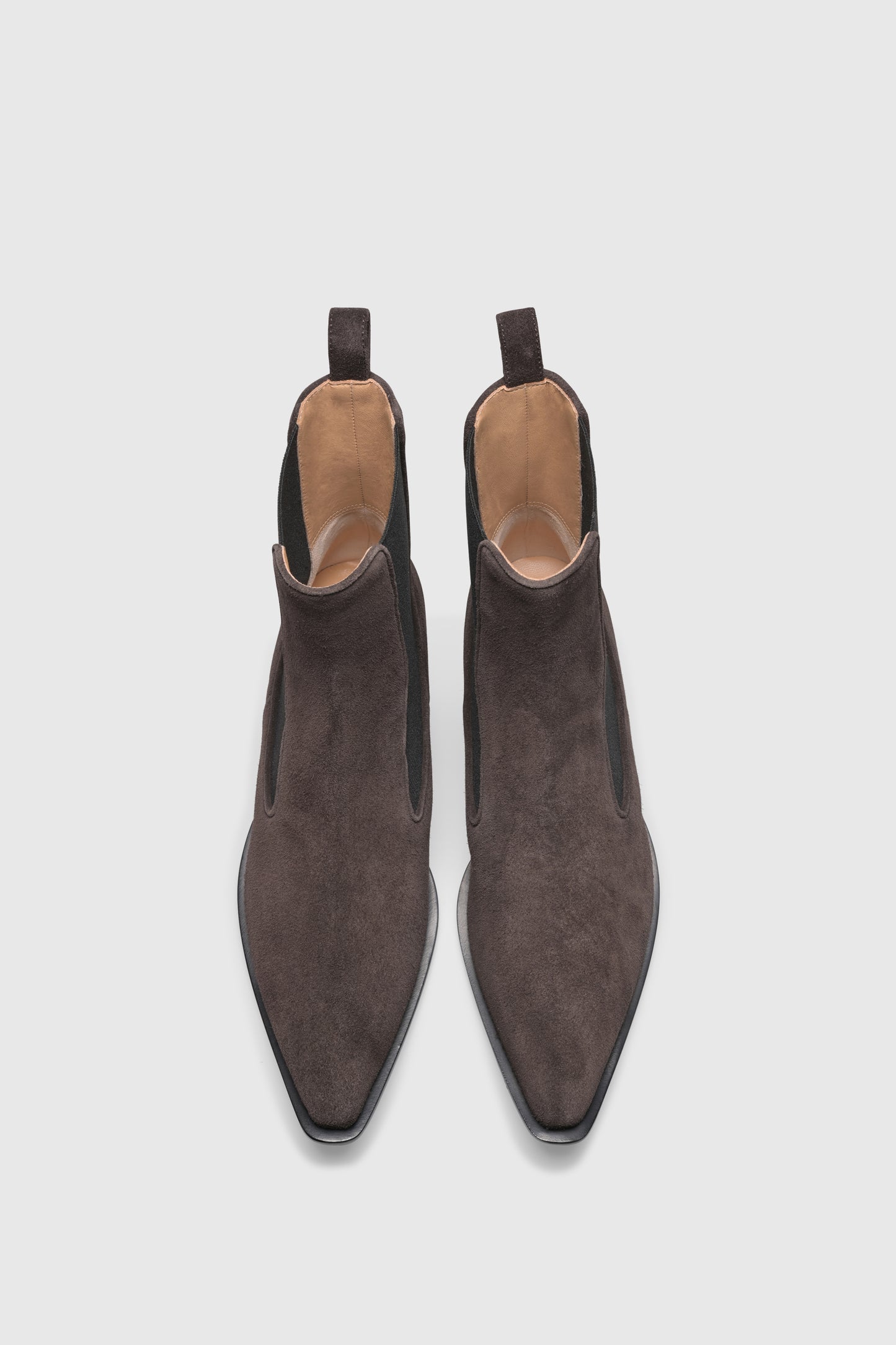 Ankle boots 9346 Velor Chocolate