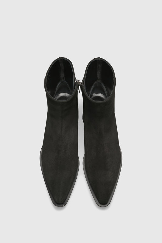 Stiefelette 9409 Velour Black