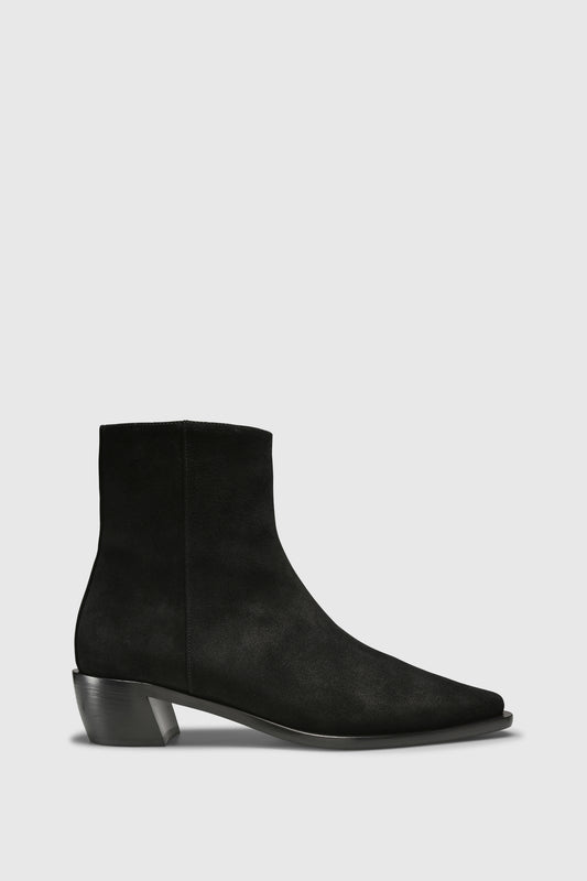 Stiefelette 9409 Velour Black