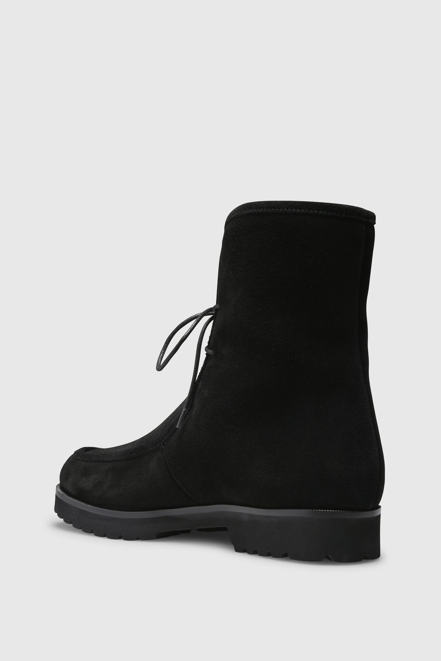 Stiefelette 9484 Velour Black Shearling Black