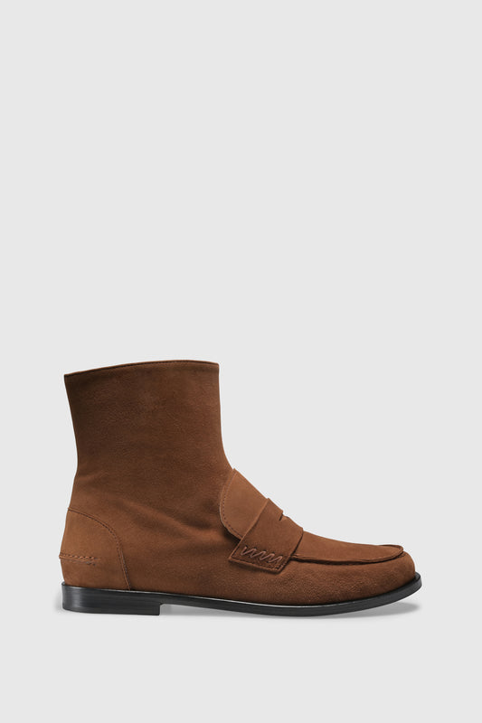 Stiefelette 9539 Camoscio Cognac