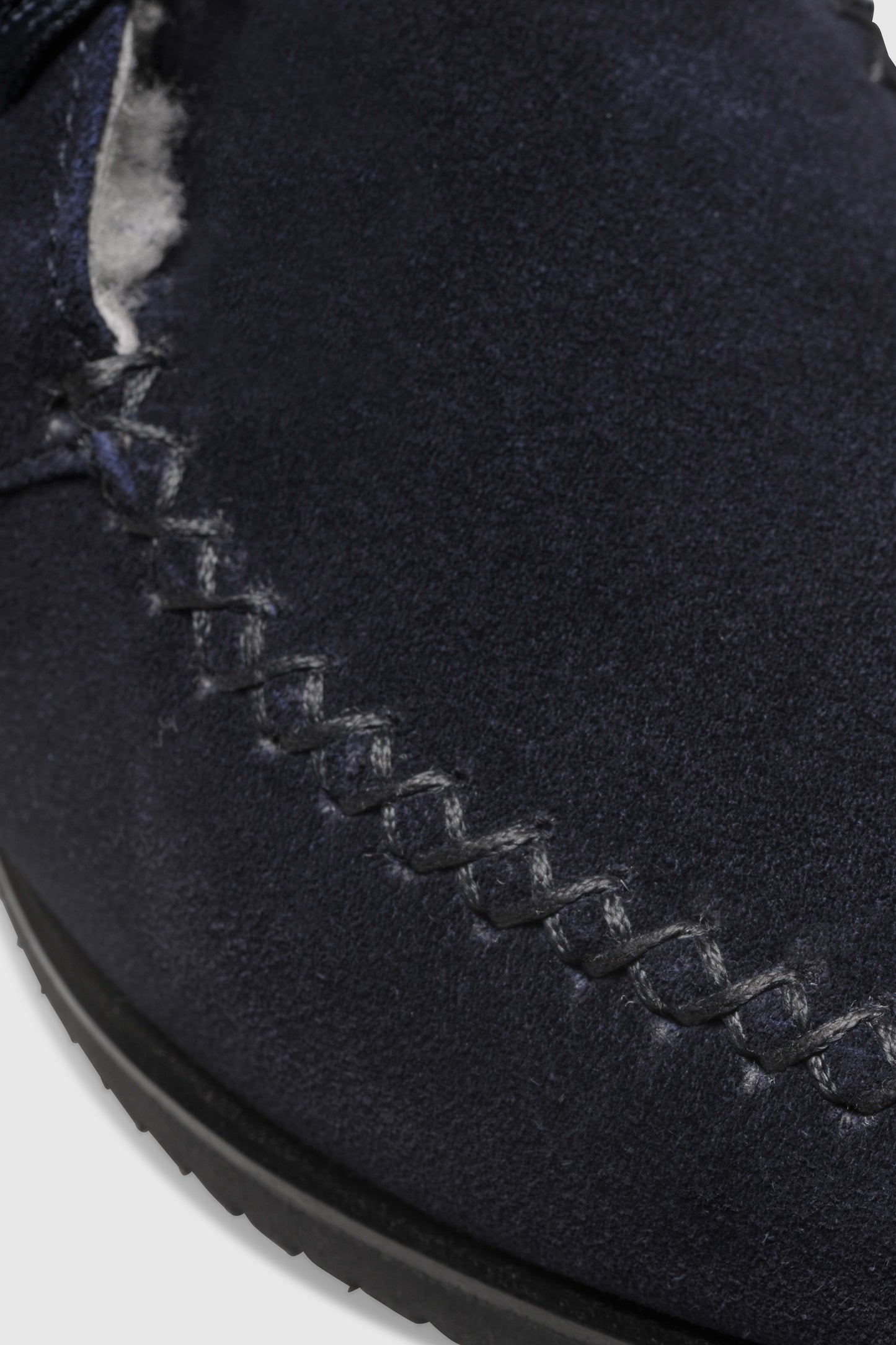 Ankle boots U96 Velor Navy Shearling Latte