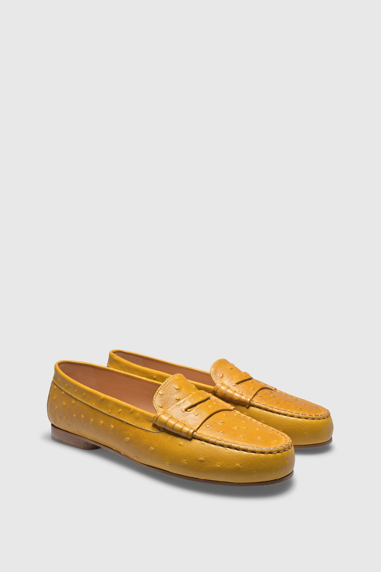 Loafer 1490 Struzzo Stampato Yellow