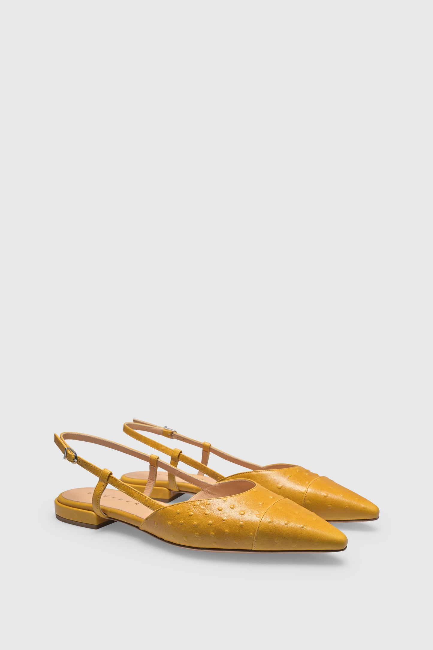 Slingback 8667 Struzzo Stampato Yellow