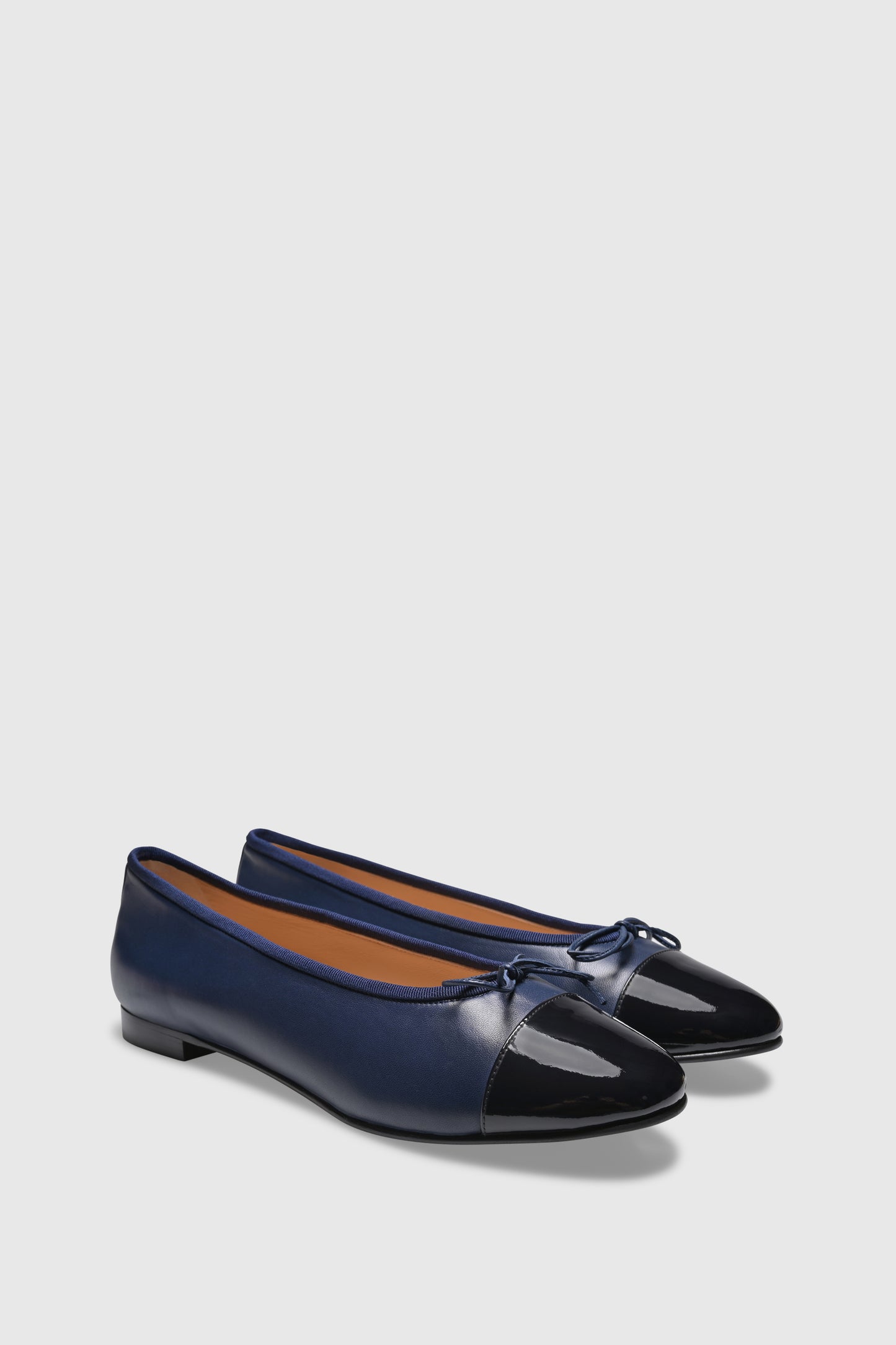 Ballerina 963 Nappa Vernice Blue Black
