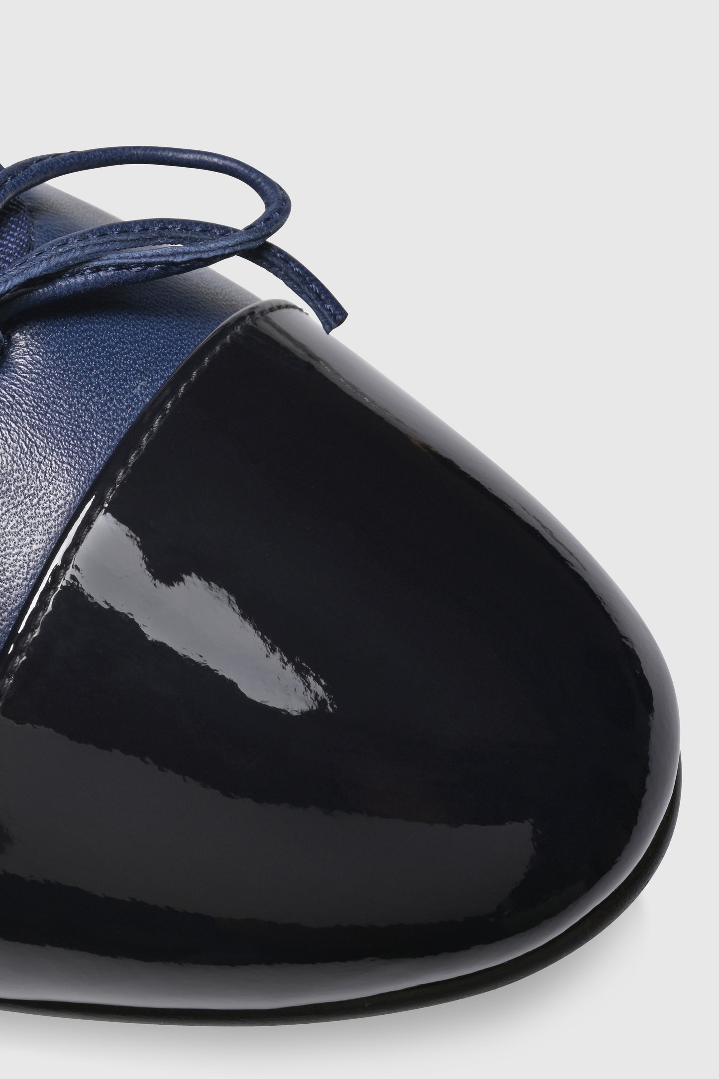 Ballerina 963 Nappa Vernice Blue Black