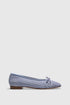 Light Blue Raffia Velour