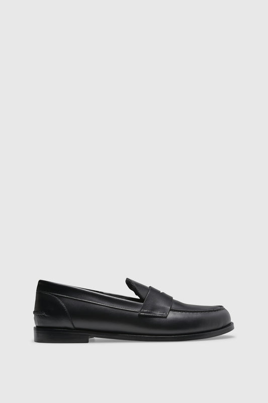 Loafers 9464 Vitello Shearling Black