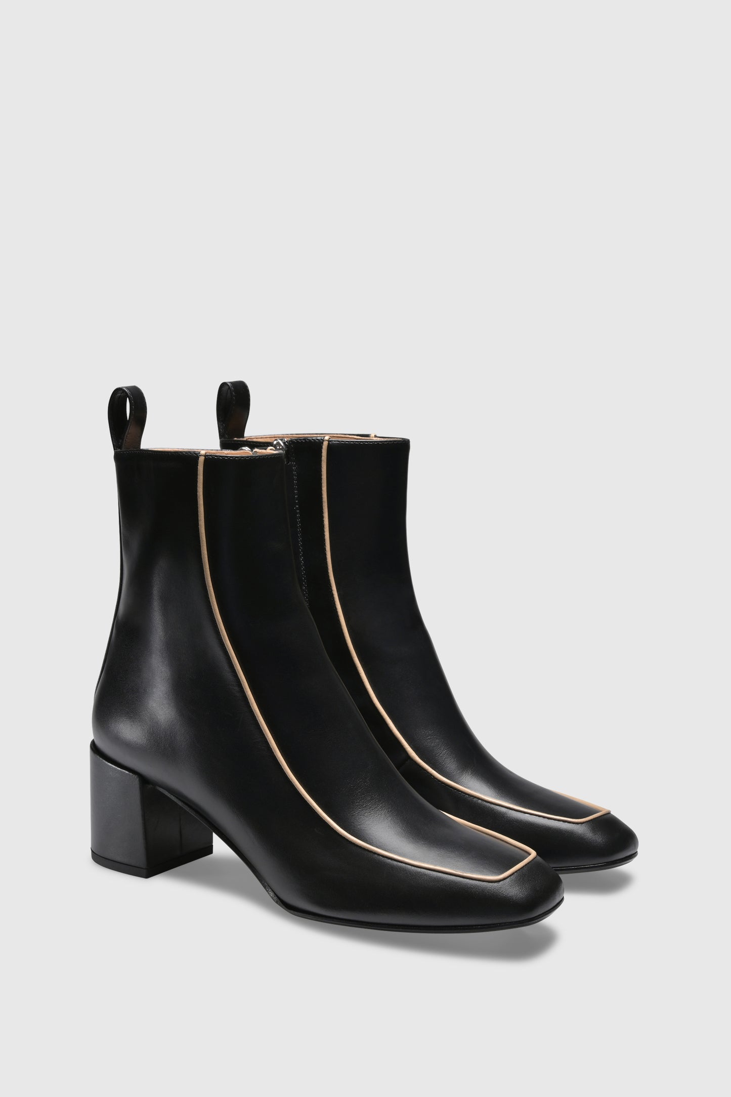 Ankle boots 9466 Vitello Black Beige