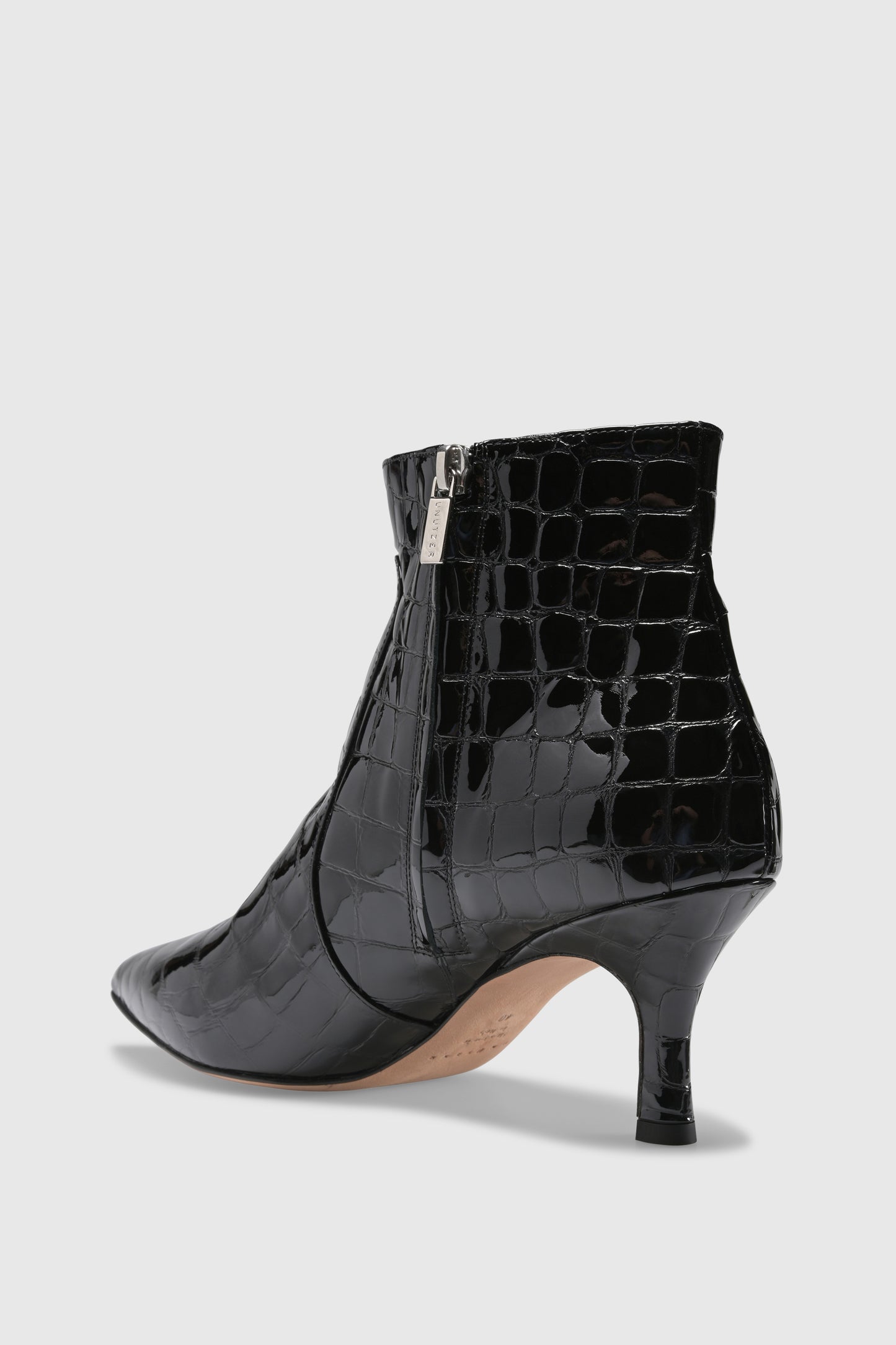 Ankle boots 9473 Cocco Stampato Vernice Black