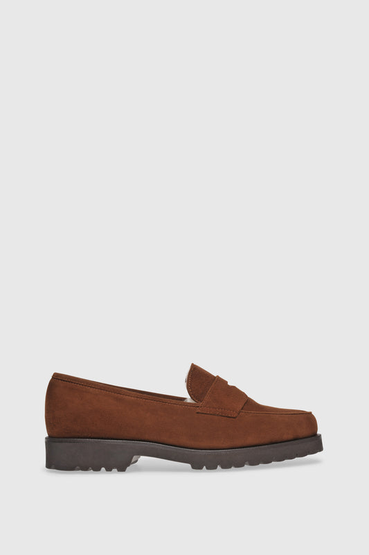 Loafer 1471 Camoscio Cognac Shearling Latte 