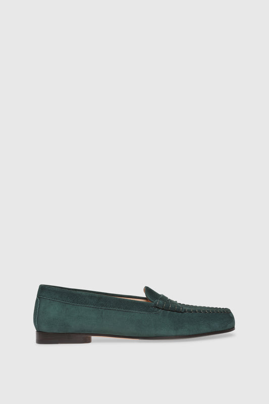 Loafer 1490 Camoscio Pino Scuro